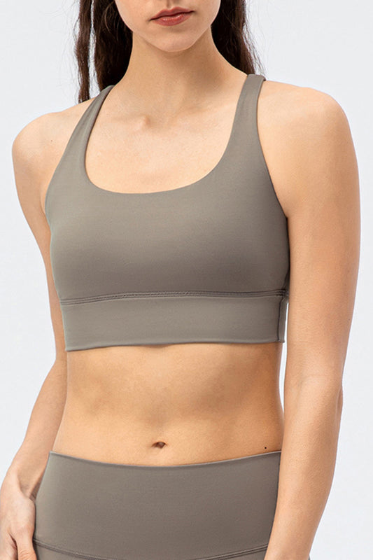 Crisscross Square Neck Active Tank